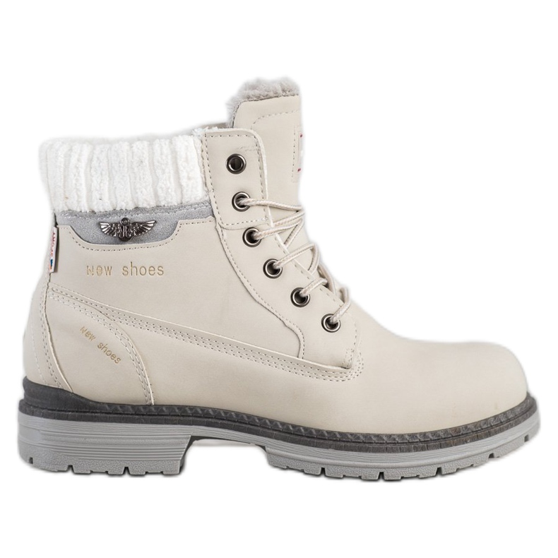 SHELOVET Ghete de drumeție pentru pantofi noi bej