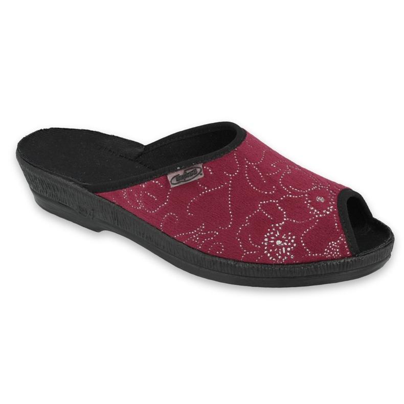Pantofi de damă Befado pu 581D195 roșu multicolor