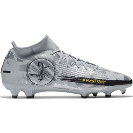 Pantofi de fotbal Nike Phantom Gt Scorpion Academy Dynamic Fit FG / MG DA2266 001 argintiu/gri argint