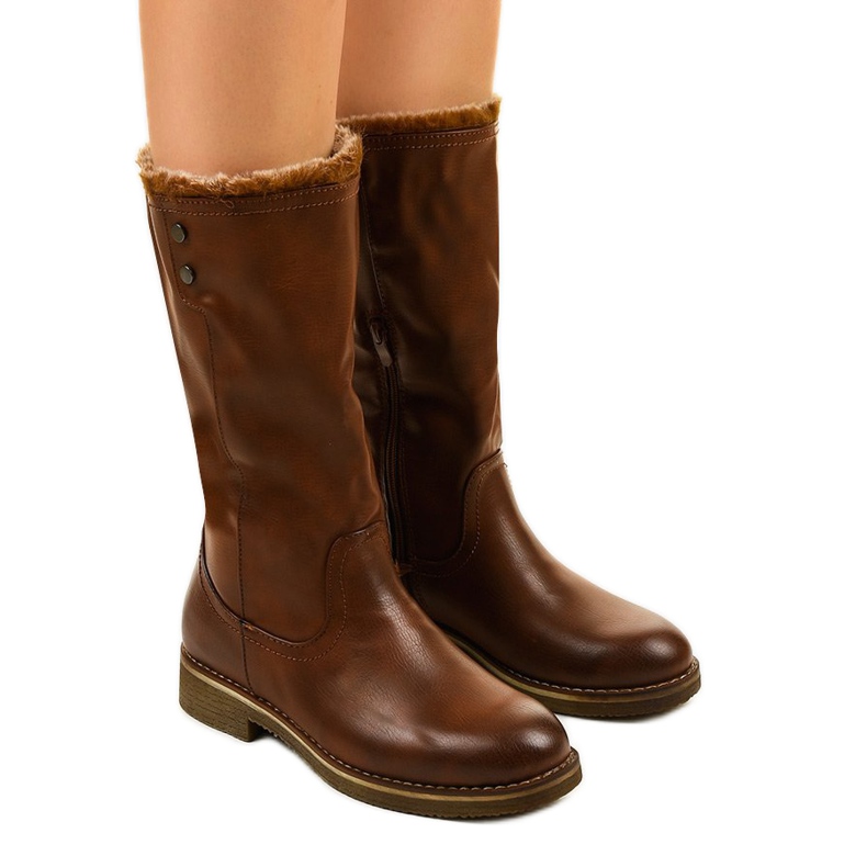 Cizme izolate maro Galaphaura