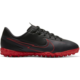 Pantof de fotbal Nike Mercurial Vapor 13 Academy Tf Junior AT8145 060 negru, roșu negru
