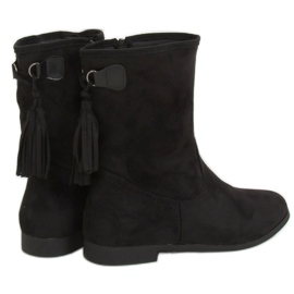 Cizme negre pentru femei J19-97 Black Ii Quality negru