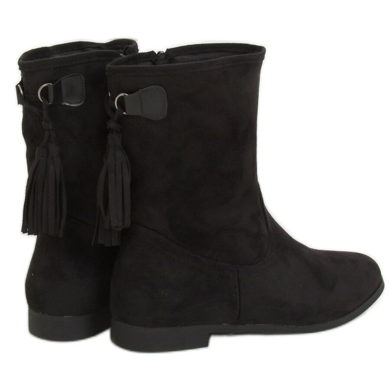 Cizme negre pentru femei J19-97 Black Ii Quality negru