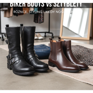 Cizme biker vs cizme Chelsea – diferențe, stil și când să le porți pe care