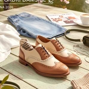 Oxfords de damă - eleganță unisex pentru primăvara 2026