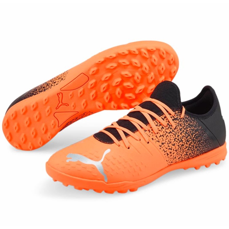 Ghete de fotbal Puma Future Z 4.3 Tt M 106770 01 portocale si rosii 4