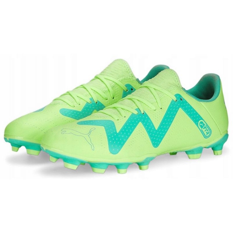 Pantofi de fotbal Puma Future Play FG/AG M 107187 03 verde verde 1