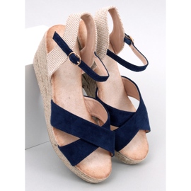 Sandale tip espadrile Willa Blue albastru 1