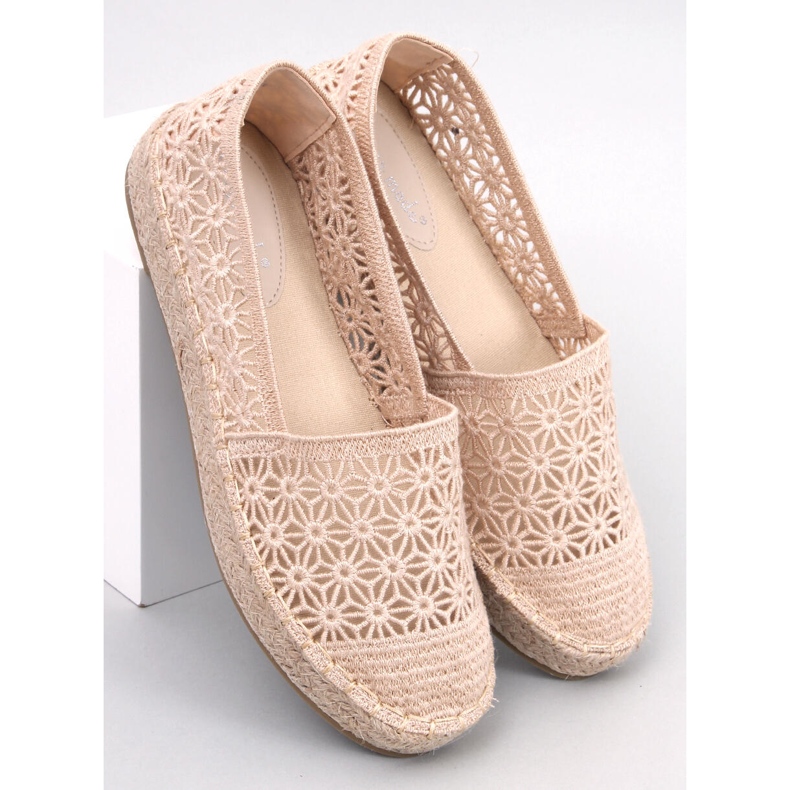 Espadrile ajurate Terian Beige bej 1