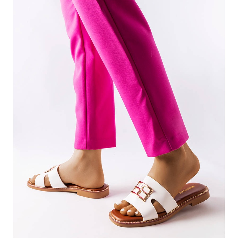 Şlapi Sabrine albi 2