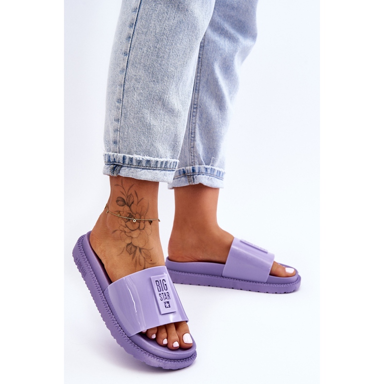 Papuci de damă Big Star JJ274A304 Violet 2