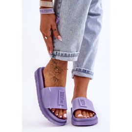 Papuci de damă Big Star JJ274A304 Violet 1