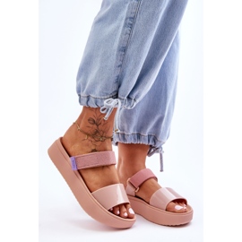 ZAXY Papuci Vegani Velcro HH285284 Nud roz 2