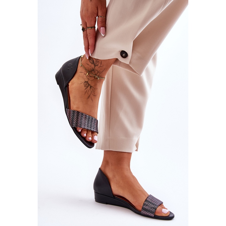 Sandale Piele Maciejka 1971-65 Negru 2 Sandale Piele Maciejka 1971-65 Negru 2