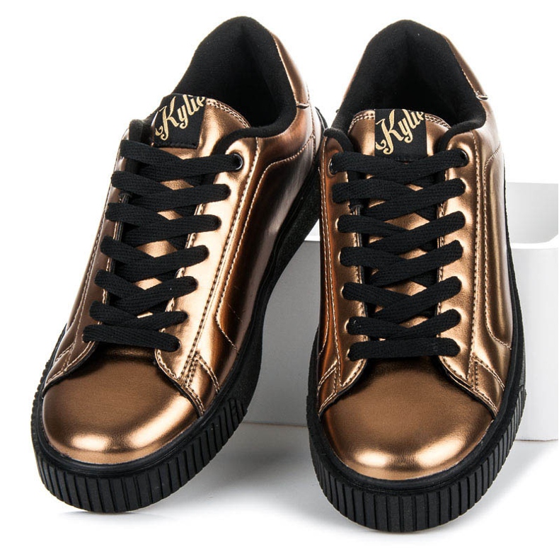 Kylie Adidași pe platformă galben 1