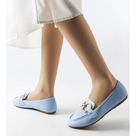 Mocasini de dama albastri Couturier albastru 1