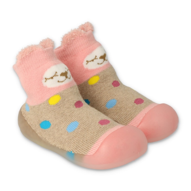 BEFADO NIECHODKI 002P019 BEIG-PINK bej 2