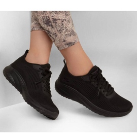 Pantofi Skechers Memory Foam Bobs Squad Chaos W 117209 Bbk negru 1