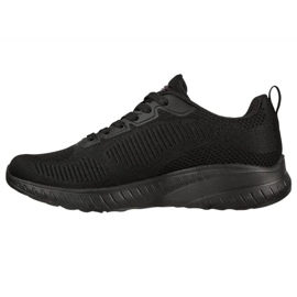 Pantofi Skechers Memory Foam Bobs Squad Chaos W 117209 Bbk negru 4