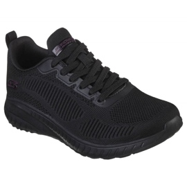 Pantofi Skechers Memory Foam Bobs Squad Chaos W 117209 Bbk negru 5