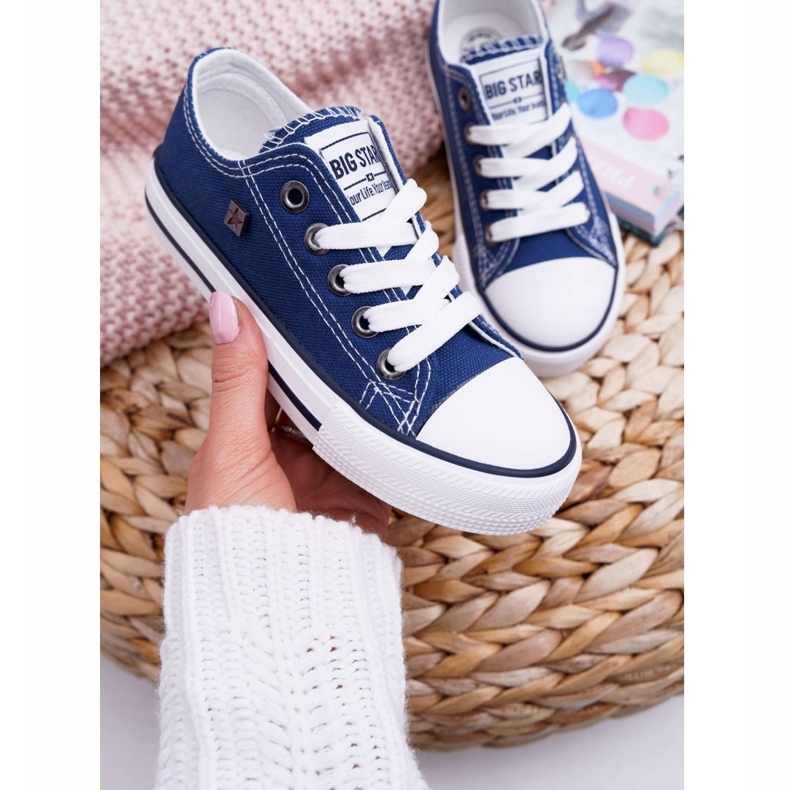 Adidași pentru copii Big Star Blue Navy FF374202 albastru 2
