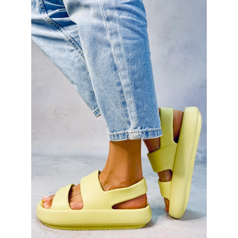 Sandale din cauciuc Boddie Green verde 2