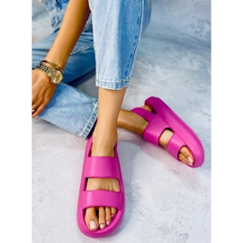 Sandale cauciuc Boddie Fuchsia roz 4