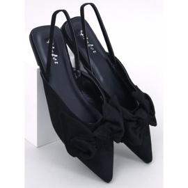 Slapi Geffen Black Bow negru 1