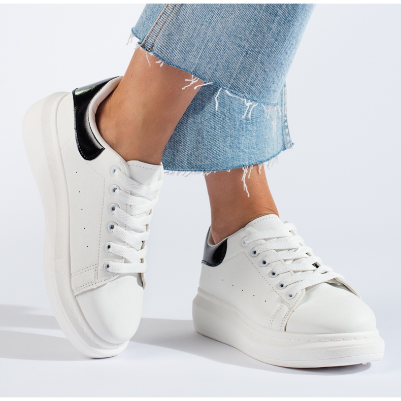 Pantofi sport albi de dama Shelovet 2