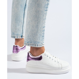 Pantofi sport de damă Shelovet albi 1