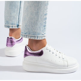 Pantofi sport de damă Shelovet albi 2