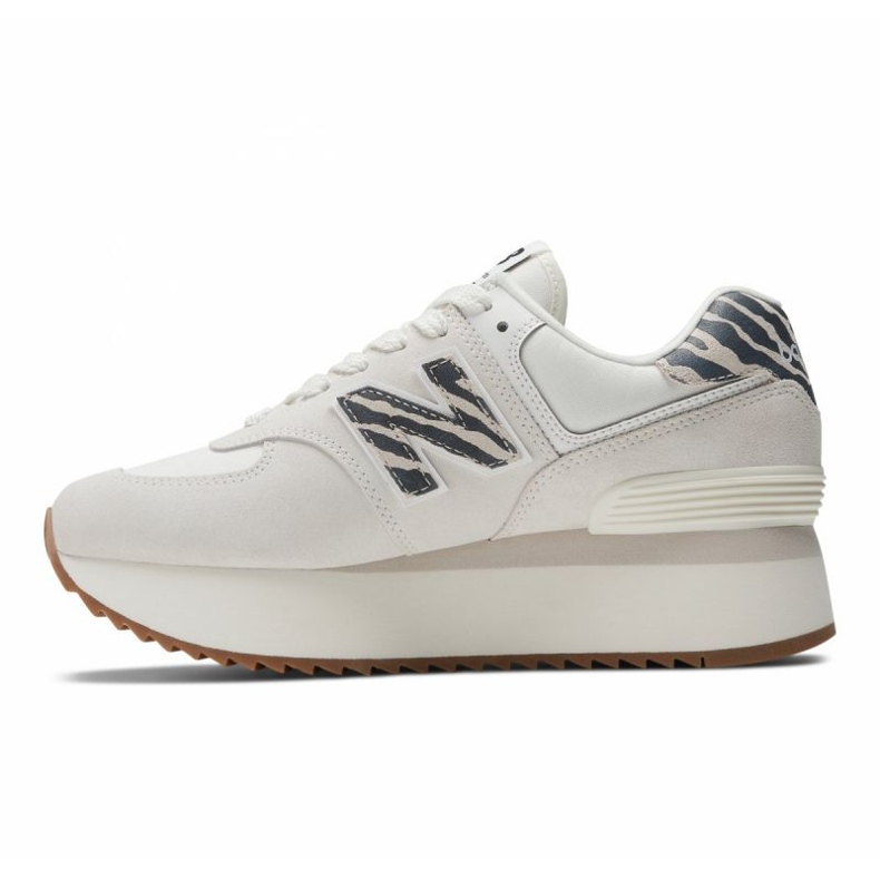Pantofi New Balance 574+ W NBWL574ZDD alb 1