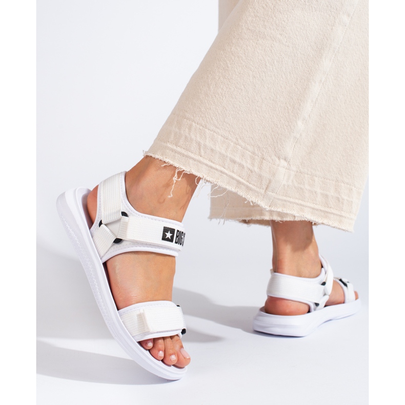 Sandale albe dama Big Star HH274A026 2