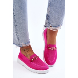 PM1 Pantofi slip-on Alena pentru damă, fucsia roz 1