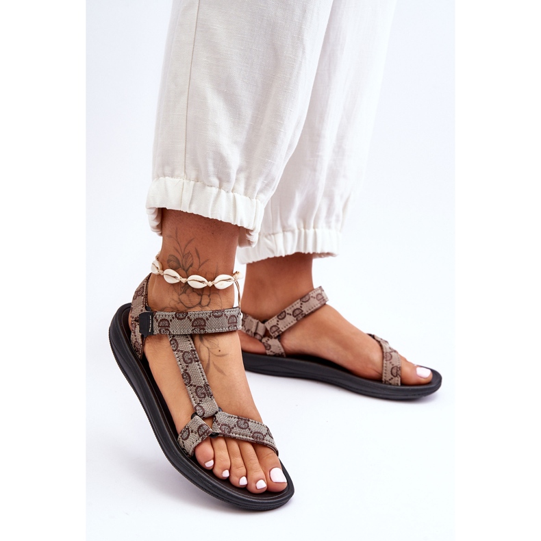 Sandale sport cu model maro Ultimate pentru damă 1 Sandale sport cu model maro Ultimate pentru damă 1