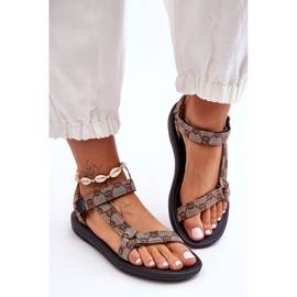 Sandale sport cu model maro Ultimate pentru damă 2 Sandale sport cu model maro Ultimate pentru damă 2