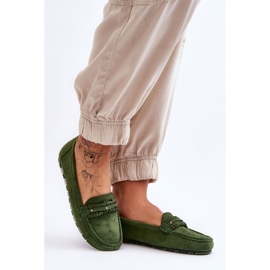 PG1 Mocasini de dama din piele intoarsa verde Clorie 1 PG1 Mocasini de dama din piele intoarsa verde Clorie 1