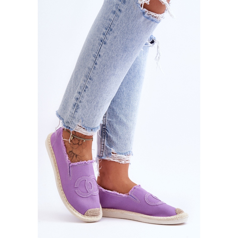 Espadrile clasice de damă Violet Flaure 1