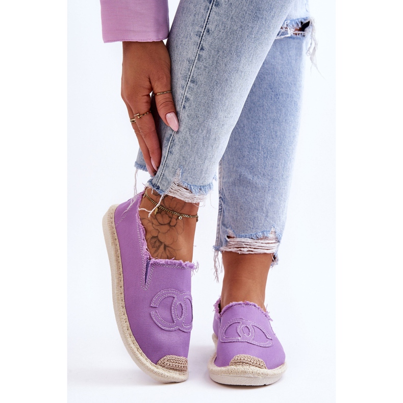 Espadrile clasice de damă Violet Flaure 2