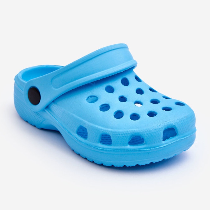 WJ1 Tobogane Baby Foam Crocs albastru deschis Percy 1