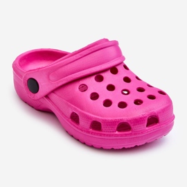 Tobogane Crocs pentru copii din spumă Pink Percy roz 1 Tobogane Crocs pentru copii din spumă Pink Percy roz 1