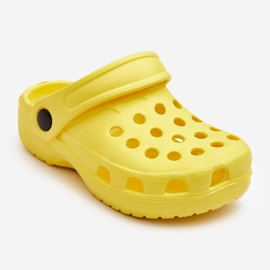 Tobogane Crocs din spumă pentru copii Galben Percy 1
