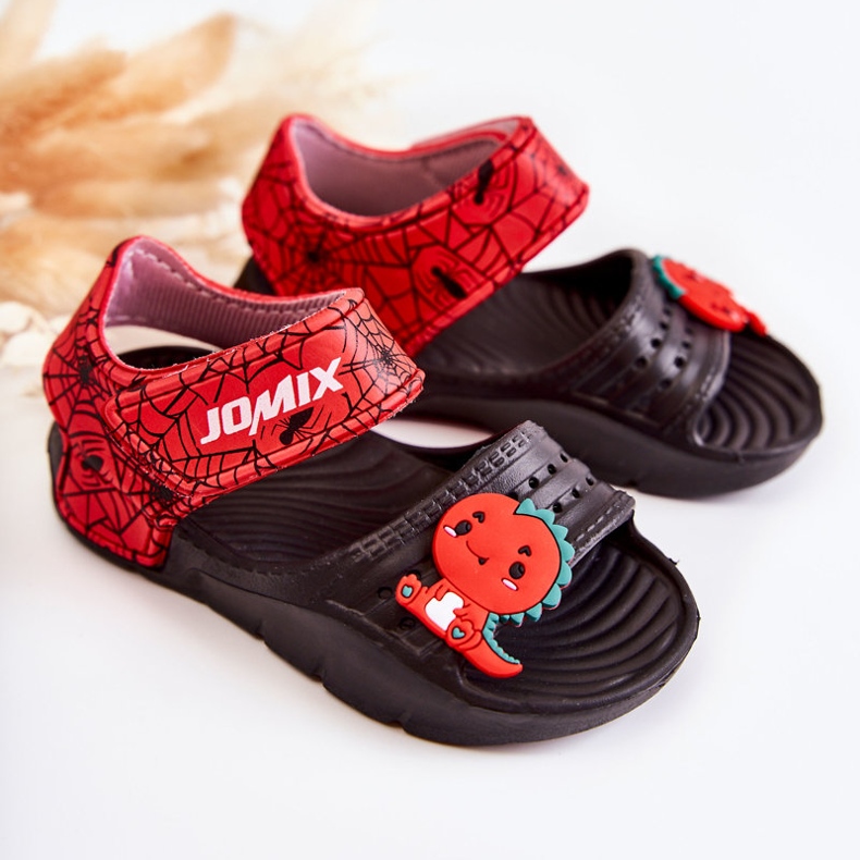Sandale Copii Spumă Lejeră Cu Velcro Negru Asti 1 Sandale Copii Spumă Lejeră Cu Velcro Negru Asti 1