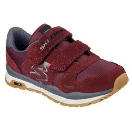 Pantofi Skechers Throwbax Jr 97360L/BURG roșu 1