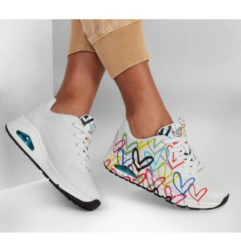 Pantofi Skechers Uno Spread The Love 155507/WMLT multicolor 1 Pantofi Skechers Uno Spread The Love 155507/WMLT multicolor 1