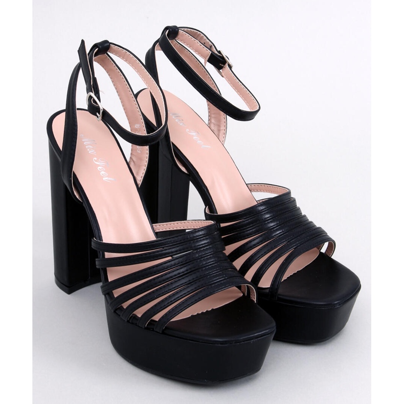 Sandale pe platforma Taboo Black negru 1