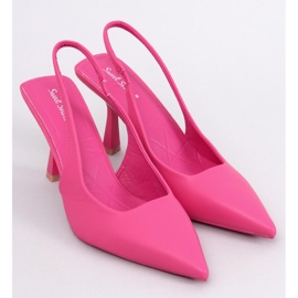 Pompe cu toc deschis Donell Fuchsia roz 1