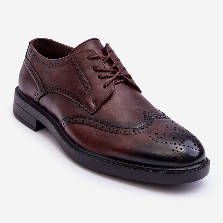 WD1 Pantofi de piele eleganti barbati maro Gustavo 1 WD1 Pantofi de piele eleganti barbati maro Gustavo 1