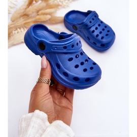 Papuci Blue Lucas pentru copii din spumă albastru 4