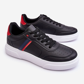 WJ1 Pantofi de sport clasici pentru bărbați, negru și roșu Enrique 1 WJ1 Pantofi de sport clasici pentru bărbați, negru și roșu Enrique 1